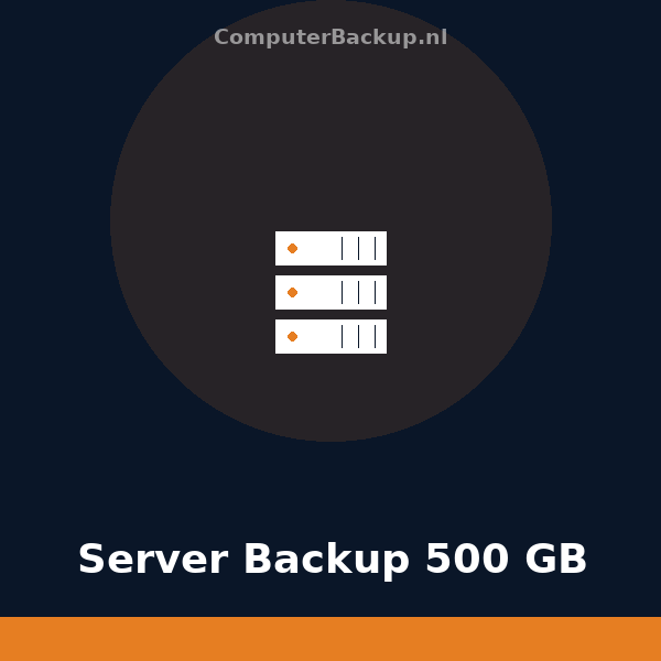 Server Backup 500 GB - ComputerBackup.nl