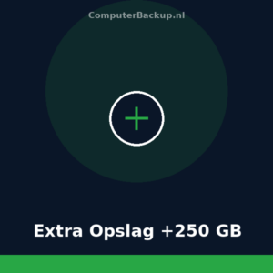 Extra Opslag +250 GB - ComputerBackup.nl